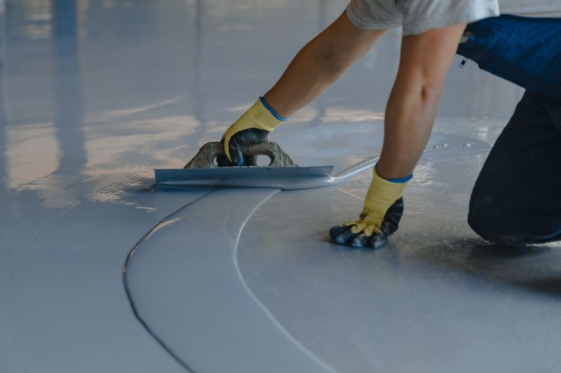 Waterproof Coating on Basement Floor